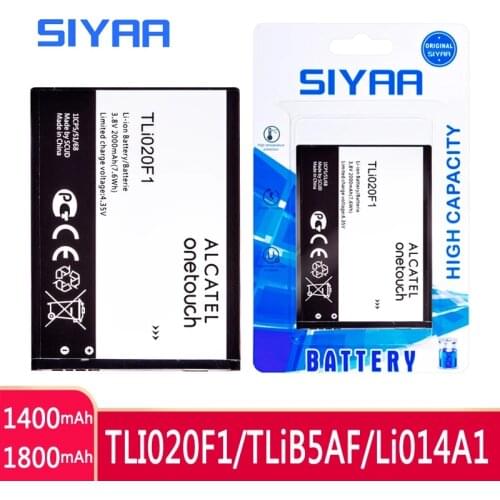 SIYAA Phone Battery TLI020F1 TLiB5AF Li014A1 For TCL J720T J726T Alcatel One Touch Pop2 5042D C7 C5 7040 OT-7040 5036D 5037 4012