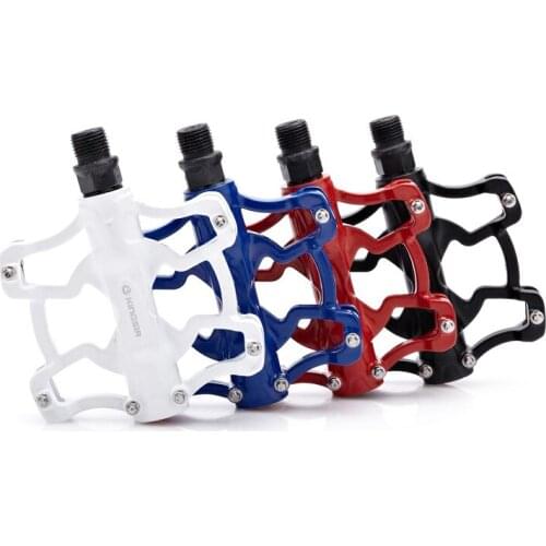 Aluminum Antiskid Bike Pedals For MTB Non-slip Parts Riding Equipment CNC Bearing Flat Platform Cycling Bicycle Parts