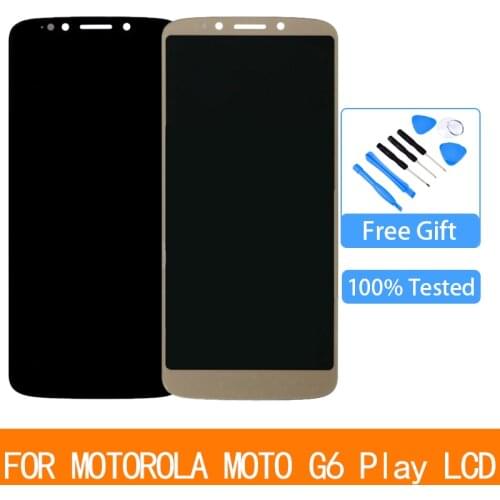 Original display For Motorola Moto G6 Play Display Touch digitizer assembly XT1922-5 XT1922 XT1922-3 XT1922-4 LCD with frame