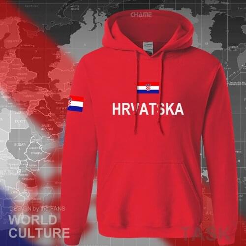 Croatia Hrvatska croatian hoodies men sweatshirt sweat new streetwear clothing sporting tracksuit nation team 2017 HRV croats