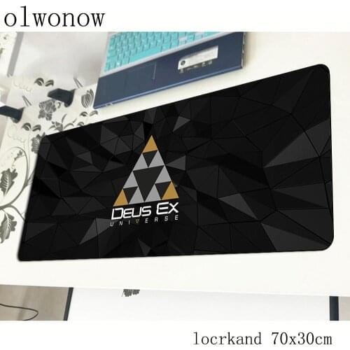 Deus Ex mousepad gamer wrist rest 700x300x3mm gaming mouse pad notebook pc accessories laptop anime padmouse ergonomic mat
