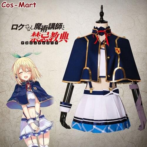 Anime Akashic Records Of Bastard Magic Instructor Sistine Fibel/Rumia Tingel Cosplay Costume Uniform Skirt Role Play Clothing