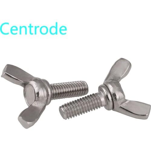 M4 M5 M6 M8 316 stainless steel butterfly screw, butterfly horn screw, Yuanbao hand-twisted butterfly bolt 5PCS