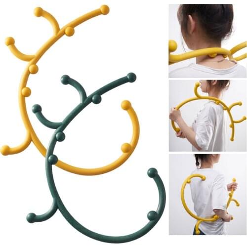 Body Massager Deep Pressure Massage Tool Trigger Point Self Massage Stick Back Neck Muscle Stimulator Pain Relief Massage Relax