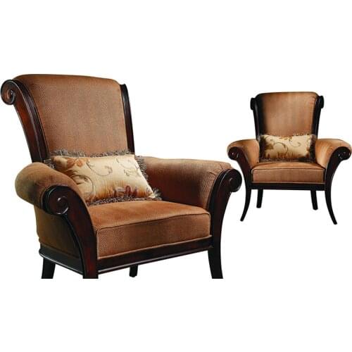 Solid wood hotel furniture recliner lazy boy chair sofa and leisure chair chaise Диван и стул для отдыха GH101