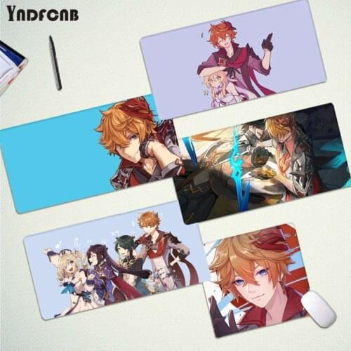 YNDFCNB Genshin Impact Tartaglia Cute Rubber PC Computer Gaming mousepad Size for Deak Mat for overwatch/cs go/world of warcraft