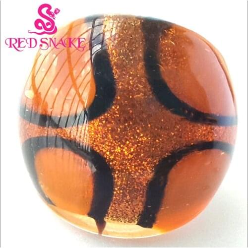 RED SNAKE Brand Fashion Ring Handmade Murano Glass Multifarious Rings RSMG0000#318