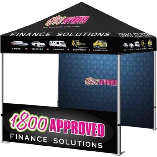 Dye-sublimation Printed 38x38x1.8mm Professional Aluminum 3m x 3m Easy-Up Promotion Gazebo Marquee Tent Canopy Event Sun shelter