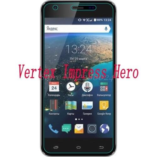 Tempered Glass Film FOR Vertex Impress Hero Screen Protector Premium Scratch-proof Protective Front Glass Film