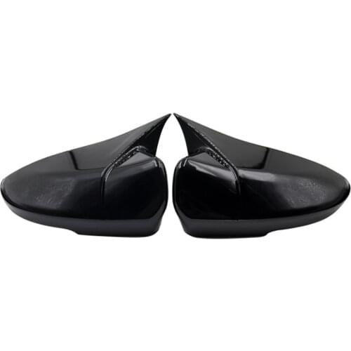 Rearview Mirror Cover for MG 6 MG6 2017-2020 Car Side Rear View Mirror Cover Trim Decorative Accessories, Bright Black