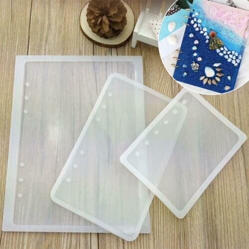 1Pc A5 A6 A7 Notebook Cover Silicone Mold for Jewelry Resin Mould Tools DIY Handicraft Set Crystal Epoxy Resin Molds Accessories