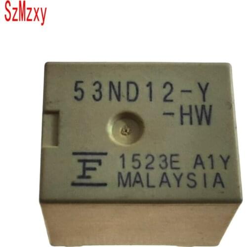 1PCS NEW Auto Relay 53ND12-Y-HW 53ND12-Y-05 12V 40A 53ND12-Y HW FBR53ND12-Y-HW DIP6