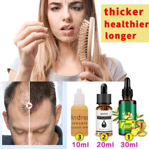 10/30ML 7 Days Fast Hair Growth Essence Oil Hair Growth Serum Nourishing Soften Treatment Hair Loss Repair Damaged Hair Organic