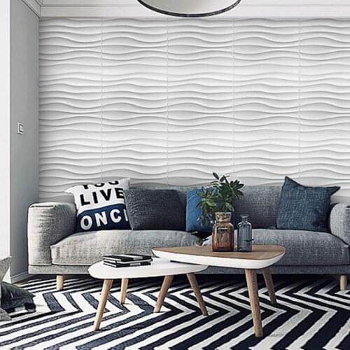 10pcs 3D PVC Wall panel Wall Stickers Paper Brick Stone Wallpaper Self-Adhesive Living Room Bedroom Kitchen Decoration