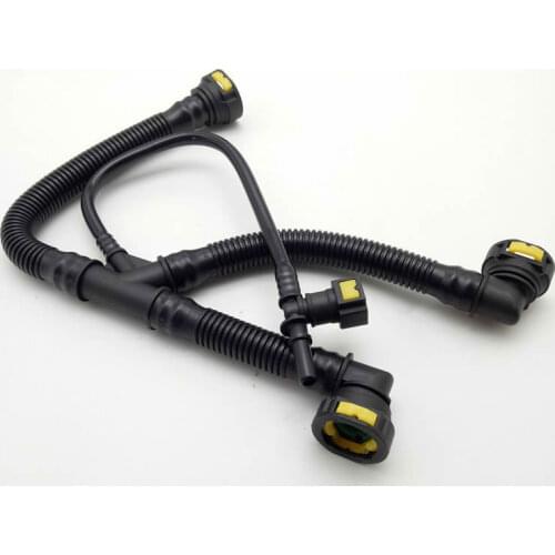 10pcs/lot Crankcase Breather 4 Hose Pipes for Peugeot 206 207 307 308 408 for Citroen C2 C-quatre 1.6 16V TU5JP4 Engine