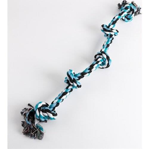 2 Pcs Dog Rope Toys for Aggressive Chewers Tough Cotton Rope Large Medium Dog Tug of War Chew Toy Teeth Cleaning Wholesale X2