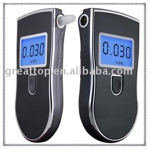2pcs/lot police breath alcohol tester with 5pcs mouthpiece Free shipping