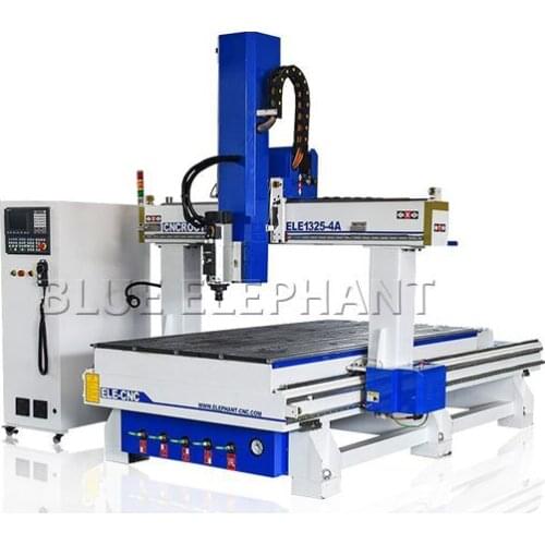 4 axis ATC cnc router jinan 1325 wood milling machine for mdf wood