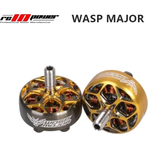 4pcs RCINPOWER WASP MAJOR 1860KV 2020kv 2420KV 6S Brushless Motor 22.6mm Doameter 6.5mm 22.6-6.5 Length for RC FPV Racing Drones