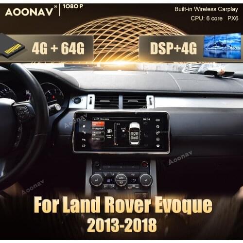 2 din Android car GPS radio multimedia player For Land Rover Evoque 2013-2018 car navigation DvD Stereo receiver Head Unit