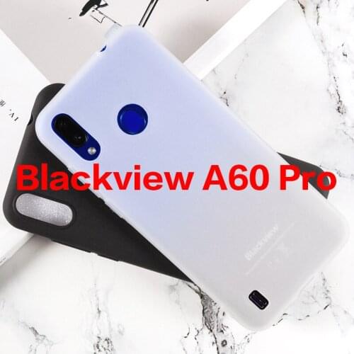 Blackview A60 Pro Case Silicon Cover Soft TPU Matte Pudding Black Phone Protector Shell For Blackview A 60 Pro Capa Coque 6.09"