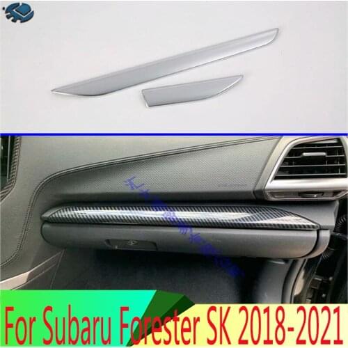 For Subaru Forester SK 2018 2019 Decorate Accessories ABS Center Control Cover Trim Molding