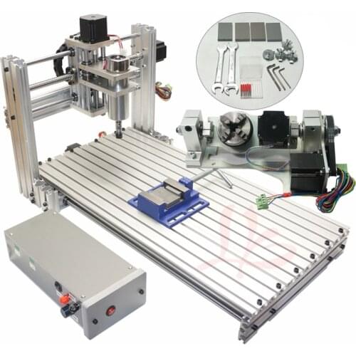 5 axis Mini CNC 3060 Milling Drilling Machine DIY 6030 USB Port Mach3 Wood Aluminum Carving Machine For Wood Pcbs