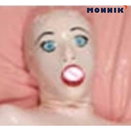 MONNIK latex Latex Mask Skin Colour Splicing Headset Colour Mask Full Cover for Women and Men
