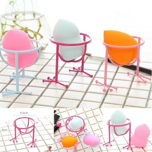 Cute Drying Rack Organizer Shelf for Powder Cream Makeup Blender Sponge Puff