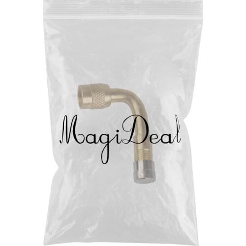 Motorcycle Car 90degree Bend Brass Truck Tire Valve Stems Extension,Gold