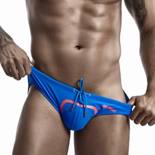 Mens Swimwear Gay Mens Swim Briefs Sexy Bulge Push Up Bikini Swimsuit Men Swimming Suit Low Waist Bathing Suit Surf Wear Shorts