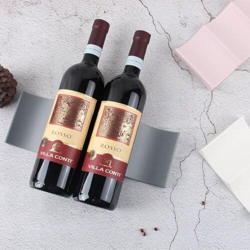 Durable Can Countertops European Style Practical Wine Rack Jar Kitchen Storage Space Saving Fridge Shelf Anti Slip Bottle Holder
