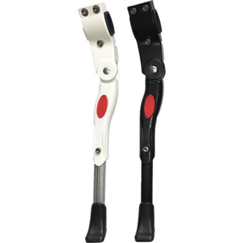 1Pcs Black/White Adjustable MTB Road Bicycle Kickstand Parking Rack Mountain Bike Support Side Kick Stand Foot Brace