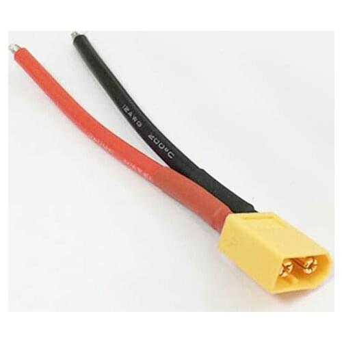 XT60 Male Connector 10CM Silicon Wire 12AWG Lithium battery modified cable RC