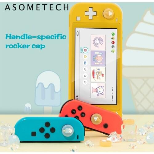 Ice Cream Thumb Stick Grips Caps Joystick Protective Cover For Nintendo Switch Lite Silicone Joy-con Controller Thumbstick Case