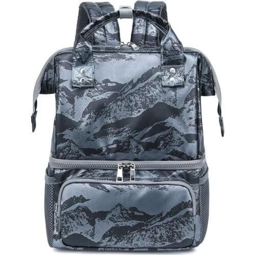 Storage Thermal Handbag Diaper Bags Women Lunch Backpack Mommy Maternity Breast Milk Bag with Double Layers Baby Food Insulation