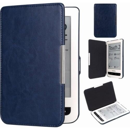1pc Protective shell for pocketbook basic touch lux 2 614/615/624/625/626 pocketbook 626 plus pu leather ereader case