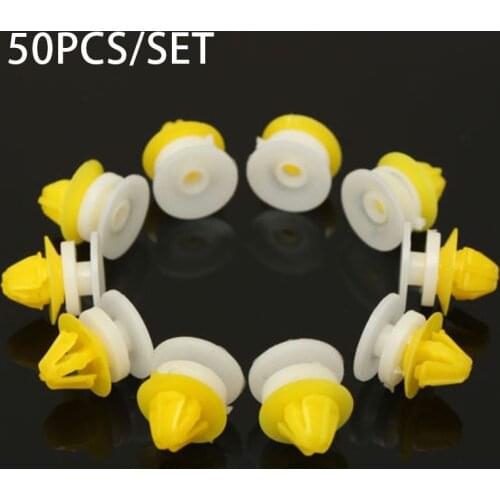 50pcs Car Clips Door Wheel Arch Clips Fits For Land Rover Discovery 3 4 Range Rover Sport High Toughness