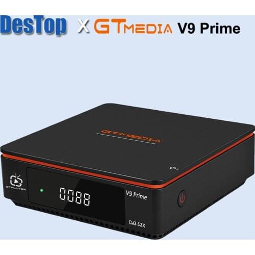 10PCS/Lot GTMEDIA V9 Prime super Satellite TV Receiver DVB S2 Support Built-in WIFI Ethernet better gtmedia V8X V8 NOVA v7 s2x