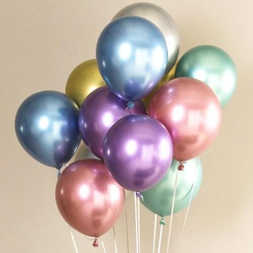100pcs/lot Unicorn Balloons Metal Latex Balloons 12inch Confetti Balloons