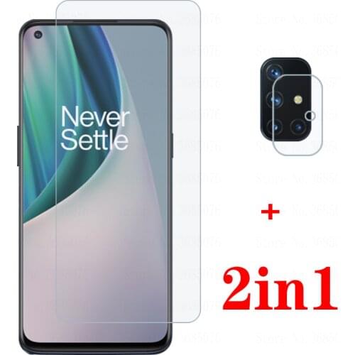 2-in-1 glass oneplusnord n10 camera lens screenprotector for oneplus nord n10 case one plus n10 n 10 smartphone protective cover