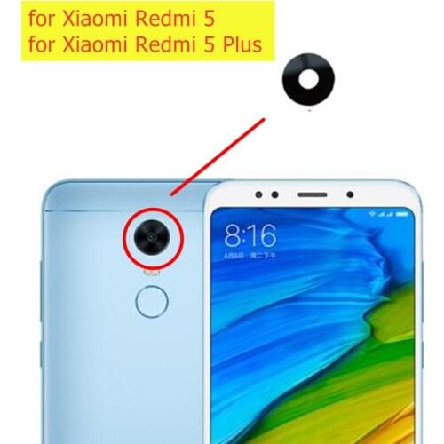 3pcs/lot for Xiaomi Redmi 5/ 5 Plus Back Camera Glass Lens Main Rear Camera Lens with Glue for Redmi 5Plus Repair Spare Parts