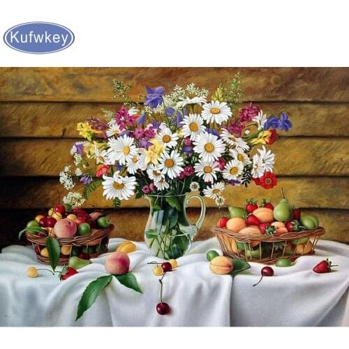 5D Diy Diamond Painting still life Stitch Cross,full Diamond Embroidery flower 5d Diamond Mosaic Stickers Home Decoration gift