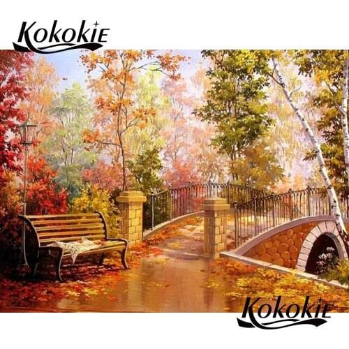 Diamond Embroidery nature scenic diamond painting with square stones full square Picture of Rhinestone DIY Mosaic painting