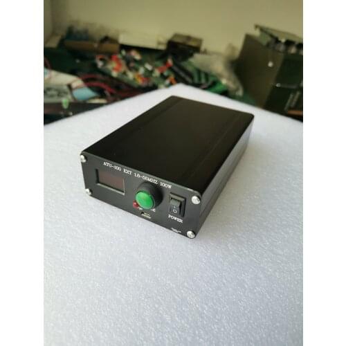 ATU-100 1.8-50MHz ATU-100mini automatic antenna tuner is composed of N7DDC 7x7 + Mini 0.96 OLED + metal case + 1350MA battery