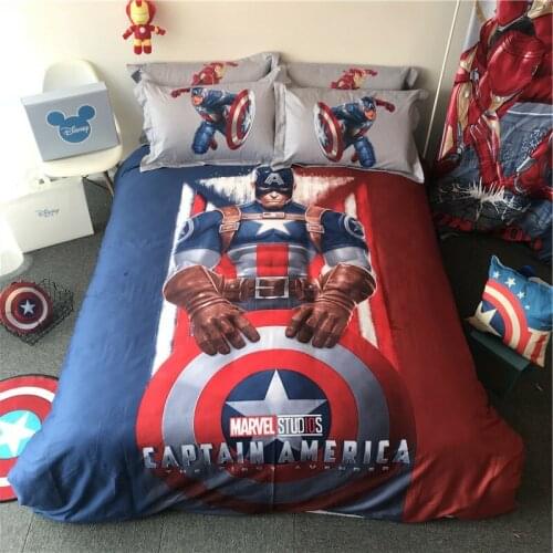 Spiderman Bedding Set for Kids Bed Decor King Queen Size Quilt Covers Twin Bedspread Flat Sheet 3/4pcs Marvel Cartoon Character