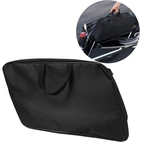 Black Motorcycle Saddlebag Liners & Carrying Handles Zipper Design for Honda GL1800 GL1500 GL1200