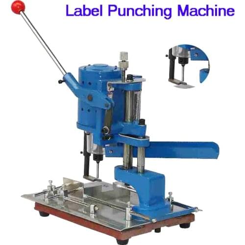 Label Punching Machine Bag Paper Punching Machine Binding Machine Electric Single Hole Plastic Bag Album Recipe Punching Machine