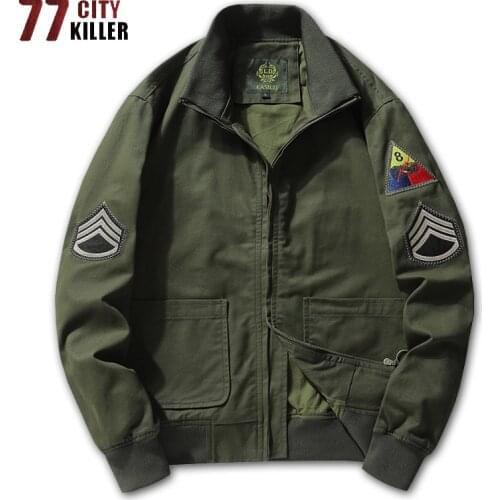 FURY Style Bomber Jacket Men Tactical Military Armband Mens Jackets MA-1 Cargo Jackets Male Baseball Chaqueta Hombre Size M-6XL