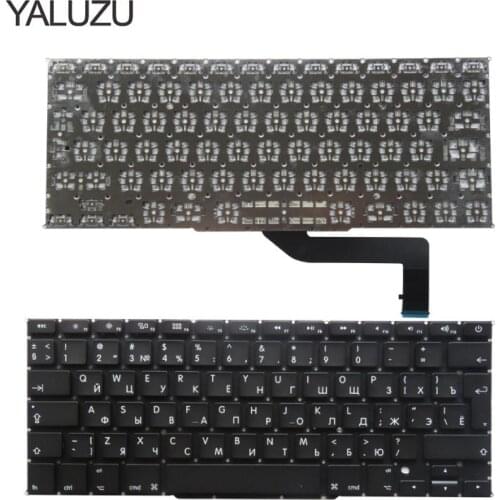 New For Apple Macbook Pro Retina 15" A1398 Russian Laptop Keyboard ME663 MGXA2 MGXC2 For Pro MC975 MC976 ME664 ME665 RU